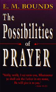 Cover of: Possibilities of Prayer