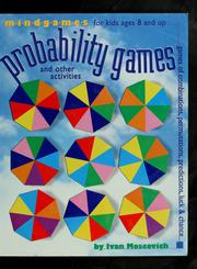 Cover of: Probability games by Ivan Moscovich