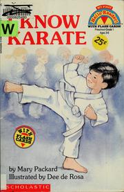 Cover of: I Know Karate