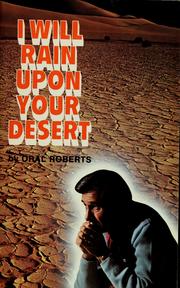 Cover of: "I will rain upon your desert!"