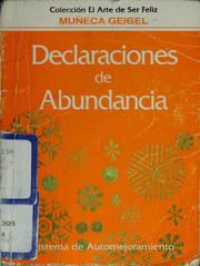 Cover of: Declaraciones de abundancia by Muñeca Géigel