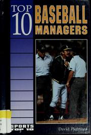Cover of: Top 10 baseball managers