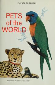 Cover of: Pets of the world