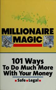 Cover of: Millionaire magic
