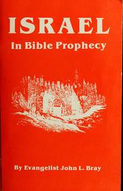 Cover of: Israel in Bible prophecy