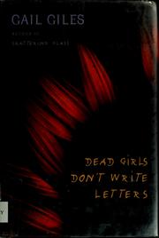 Cover of: Dead girls don't write letters