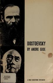 Cover of: Dostoevsky by André Gide