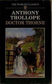 Doctor Thorne by Anthony Trollope