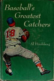Cover of: Baseball's greatest catchers