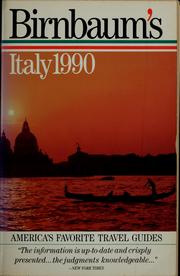 Cover of: Birnbaum's Italy, 1990