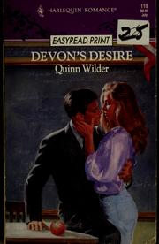 Cover of: Devon's desire