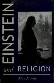Cover of: Einstein and religion