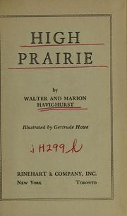 High prairie by Walter Havighurst