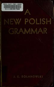 Cover of: A new Polish grammar