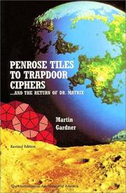 Cover of: Penrose tiles to trapdoor ciphers by Martin Gardner