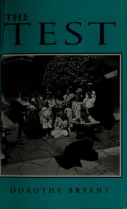 Cover of: The test: a novel
