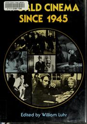 Cover of: World cinema since 1945