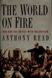 Cover of: The world on fire: 1919 and the battle with Bolshevism