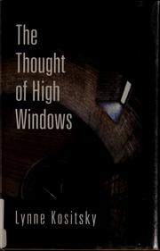Cover of: The thought of high windows