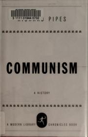 Cover of: Communism: a history