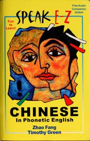 Cover of: Speak E-Z Chinese