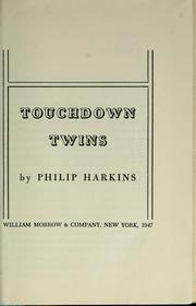 Cover of: Touchdown twins