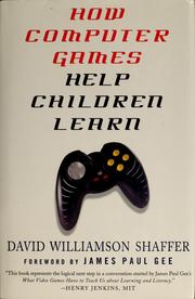 How computer games help children learn by David Williamson Shaffer