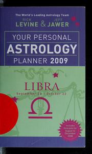 Cover of: Your personal astrology planner 2009 - Libra