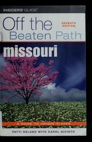 Cover of: Missouri: off the beaten path : a guide to unique places