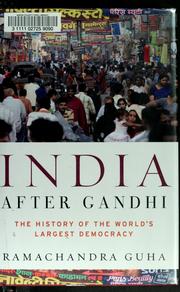 Cover of: India after Gandhi by Ramachandra Guha
