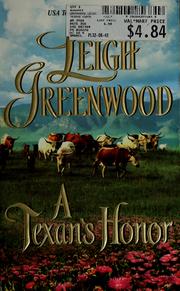 Cover of: A Texan's honor