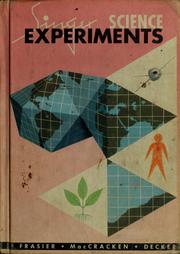 Cover of: Singer science experiments