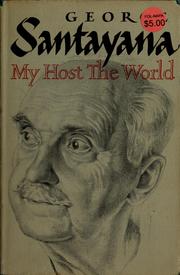 Cover of: My host, the world