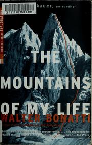 Cover of: The mountains of my life