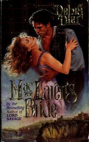 Cover of: MacLaren's bride