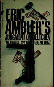 Cover of: Judgment on Deltchev by Eric Ambler