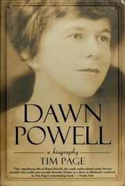 Cover of: Dawn Powell: a biography