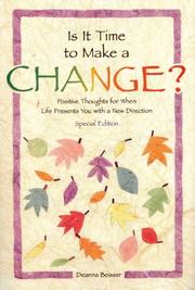 Cover of: Is it time to make a change? by Deanna Beisser