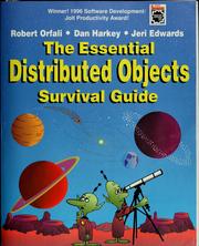 Cover of: The Essential Distributed Objects Survival Guide