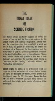 Cover of: A century of great short science fiction novels by Damon Knight