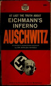 Dr. ​Mengele boncolóorvosa voltam az auschwitzi krematóriumban by Miklós Nyiszli