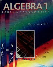 Algebra 1 by Ron Larson