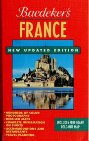 Cover of: Baedeker's France
