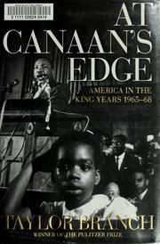 Cover of: At Canaan's edge: America in the King years, 1965-68