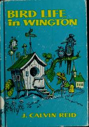 Bird life in Wington by John Calvin Reid