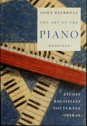 Cover of: The art of the piano: drawings