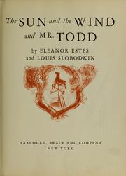 Cover of: The sun and the wind and Mr. Todd