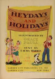 Cover of: Heydays and holidays