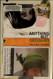 Cover of: Anything but ordinary