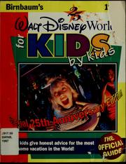 Cover of: Birnbaum's Walt Disney World for kids by kids